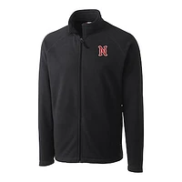 Men's Cutter & Buck  Charcoal Nashville Sounds Clique Summit Performance Fleece Full-Zip Jacket