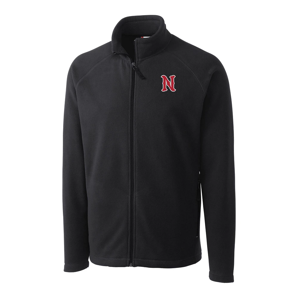 Men's Cutter & Buck Charcoal Nashville Sounds Clique Summit Performance Fleece Full-Zip Jacket
