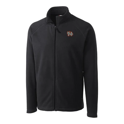Men's Cutter & Buck  Charcoal Norfolk Tides Clique Summit Performance Fleece Full-Zip Jacket