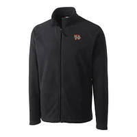 Men's Cutter & Buck  Charcoal Norfolk Tides Clique Summit Performance Fleece Full-Zip Jacket