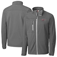 Men's Cutter & Buck  Steel Lansing Lugnuts Clique Telemark Eco Stretch Softshell Full-Zip Jacket