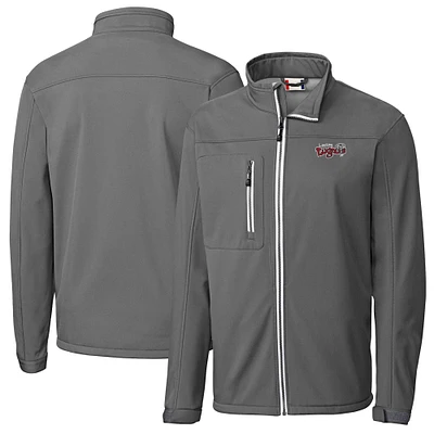 Men's Cutter & Buck  Steel Lansing Lugnuts Clique Telemark Eco Stretch Softshell Full-Zip Jacket