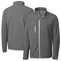 Men's Cutter & Buck  Steel Lansing Lugnuts Clique Telemark Eco Stretch Softshell Full-Zip Jacket