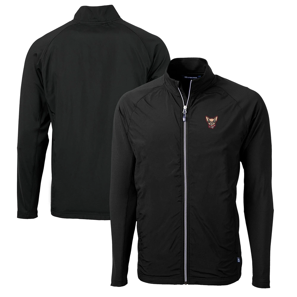 Men's Cutter & Buck El Paso Chihuahuas Adapt Eco Knit Hybrid Recycled Full-Zip Jacket
