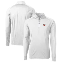 Men's Cutter & Buck Fort Wayne TinCaps Adapt Eco Knit Stretch Recycled Quarter-Zip Pullover