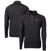 Men's Cutter & Buck Buffalo Bisons Adapt Eco Knit Stretch Recycled Quarter-Zip Pullover