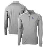 Men's Cutter & Buck Scranton Wilkes-Barre RailRiders Adapt Eco Knit Stretch Recycled Quarter-Zip Pullover