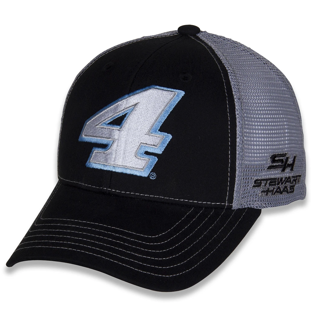 Men's Stewart-Haas Racing Team Collection  Black Josh Berry  Team Sponsor Adjustable Hat