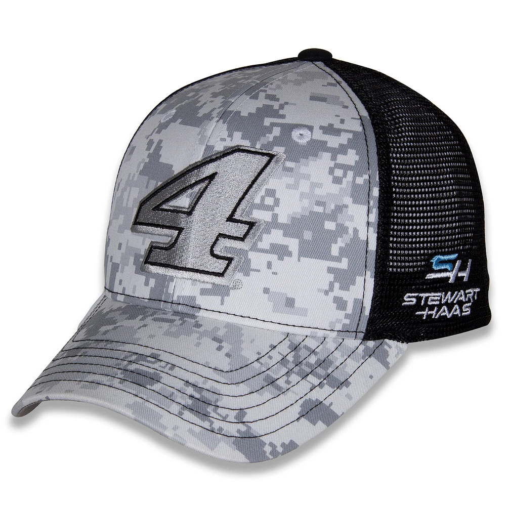 Men's Stewart-Haas Racing Team Collection  Camo Josh Berry Digital Adjustable Hat