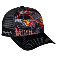 Men's Joe Gibbs Racing Team Collection Black Martin Truex Jr Driver Car Trucker Adjustable Hat