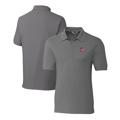 Men's Cutter & Buck Fresno Grizzlies DryTec Advantage Tri-Blend Pique Polo