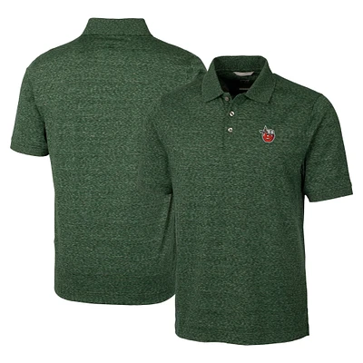 Men's Cutter & Buck  Hunter Green Fort Wayne TinCaps Advantage Tri-Blend Space Dye Polo