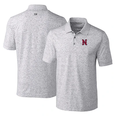 Men's Cutter & Buck  Gray Nashville Sounds Advantage Tri-Blend Space Dye Polo