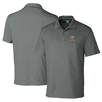 Men's Cutter & Buck Gray Tacoma Rainiers DryTec Genre Textured Solid Polo