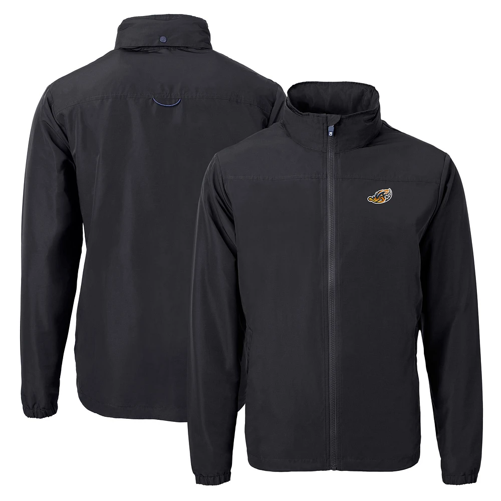 Men's Cutter & Buck Akron RubberDucks Charter Eco Recycled Full-Zip Jacket
