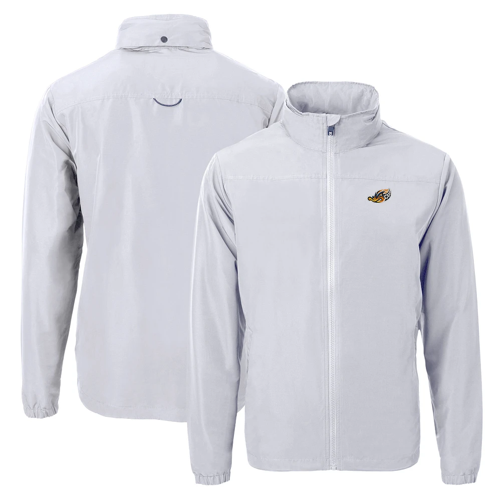 Men's Cutter & Buck Akron RubberDucks Charter Eco Recycled Full-Zip Jacket