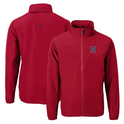 Men's Cutter & Buck Cardinal Nashville Sounds Charter Eco Recycled Full-Zip Jacket