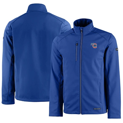 Men's Cutter & Buck Iowa Cubs Evoke Eco Softshell Recycled Full-Zip Jacket