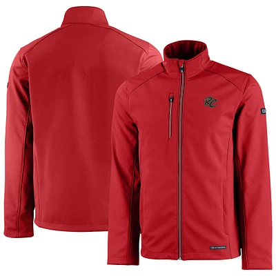 Men's Cutter & Buck Sacramento River Cats Evoke Eco Softshell Recycled Full-Zip Jacket