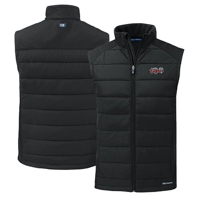 Men's Cutter & Buck Lansing Lugnuts Evoke Hybrid Eco Softshell Recycled Full-Zip Vest