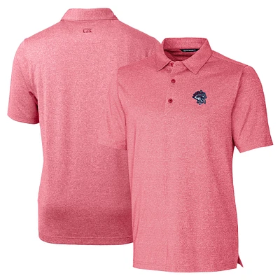 Men's Cutter & Buck Heather Red Binghamton Rumble Ponies Forge Heathered Stretch Polo