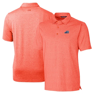 Men's Cutter & Buck Heather Orange West Michigan Whitecaps Forge Heathered Stretch Polo