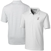 Men's Cutter & Buck Albuquerque Isotopes Forge Pencil Stripe Stretch DryTec Polo