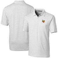 Men's Cutter & Buck Las Vegas Aviators Forge Pencil Stripe Stretch DryTec Polo