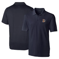 Men's Cutter & Buck  Navy Durham Bulls DryTec Forge Stretch Polo
