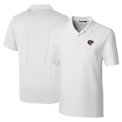 Men's Cutter & Buck  White Jacksonville Jumbo Shrimp DryTec Forge Stretch Polo