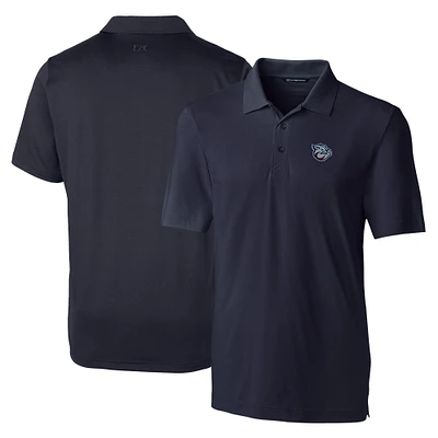 Men's Cutter & Buck  Navy Lehigh Valley IronPigs DryTec Forge Stretch Polo
