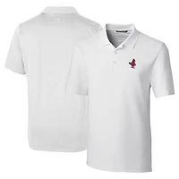 Men's Cutter & Buck  White Memphis Redbirds DryTec Forge Stretch Polo