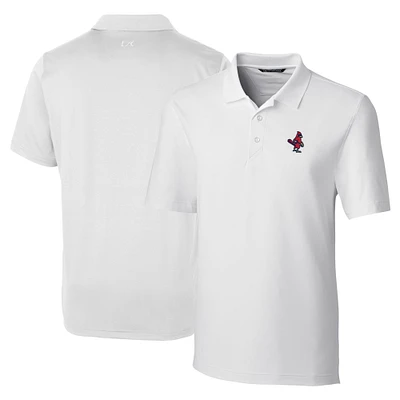 Men's Cutter & Buck  White Memphis Redbirds DryTec Forge Stretch Polo