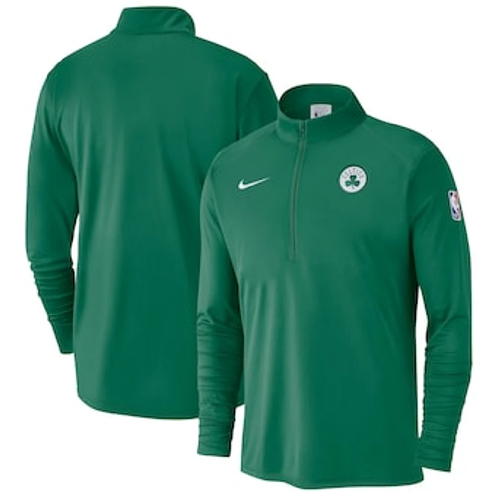 Men's Nike Kelly Green Boston Celtics 2024/25 Courtside Performance Half-Zip Top