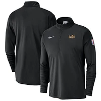 Men's Nike Black Cleveland Cavaliers 2024/25 Courtside Performance Half-Zip Top