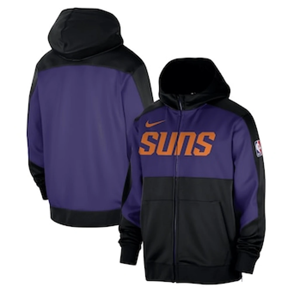 Men's Nike Black Phoenix Suns Authentic On-Court Showtime Performance Full-Zip Hoodie