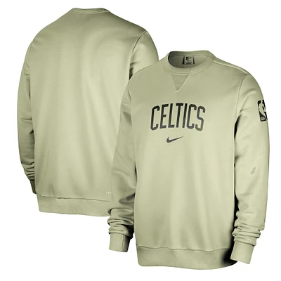 Men's Nike Boston Celtics Courtside Standard Issue Performance Pullover Sweatshirt