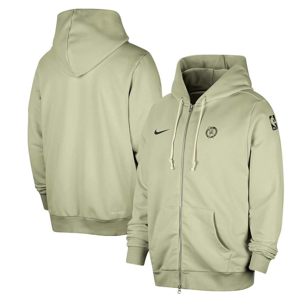 Men's Nike Boston Celtics Authentic Standard Issue Full-Zip Hoodie Jacket