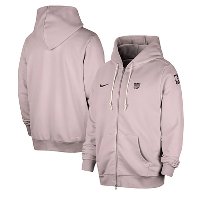 Men's Nike Purple Sacramento Kings Authentic Standard Issue Full-Zip Hoodie Jacket