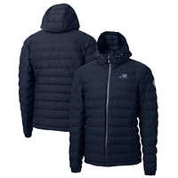 Men's Cutter & Buck Navy West Michigan Whitecaps Mission Ridge Repreve Eco Insulated Full-Zip Puffer Jacket