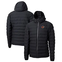Men's Cutter & Buck Black Rochester Red Wings Mission Ridge Repreve Eco Insulated Full-Zip Puffer Jacket