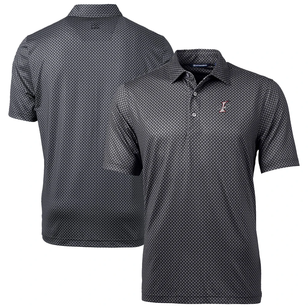Men's Cutter & Buck Albuquerque Isotopes Pike Banner Print Stretch Polo