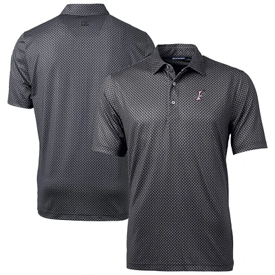 Men's Cutter & Buck Albuquerque Isotopes Pike Banner Print Stretch Polo