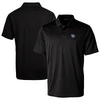 Men's Cutter & Buck Black Lehigh Valley IronPigs Prospect Textured Stretch Polo