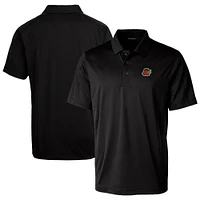 Men's Cutter & Buck Black Rochester Red Wings Prospect Textured Stretch Polo