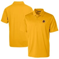 Men's Cutter & Buck Gold Rochester Red Wings Prospect Textured Stretch Polo