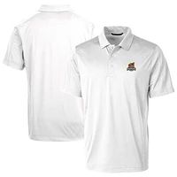 Men's Cutter & Buck White Toledo Mud Hens Prospect Textured Stretch Polo