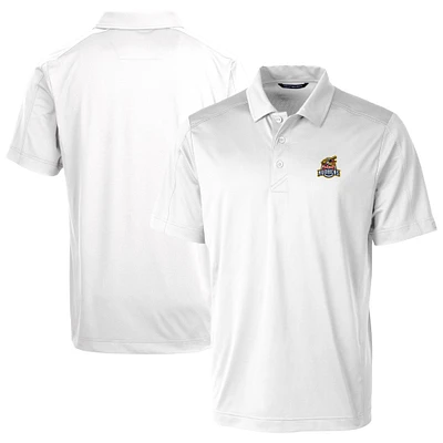 Men's Cutter & Buck White Toledo Mud Hens Prospect Textured Stretch Polo