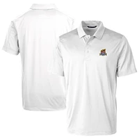 Men's Cutter & Buck White Toledo Mud Hens Prospect Textured Stretch Polo