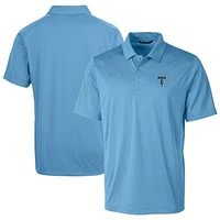 Men's Cutter & Buck Powder Blue Tulsa Drillers Prospect Textured Stretch Polo